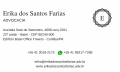 ADVOCACIA ERIKA DOS SANTOS FARIAS